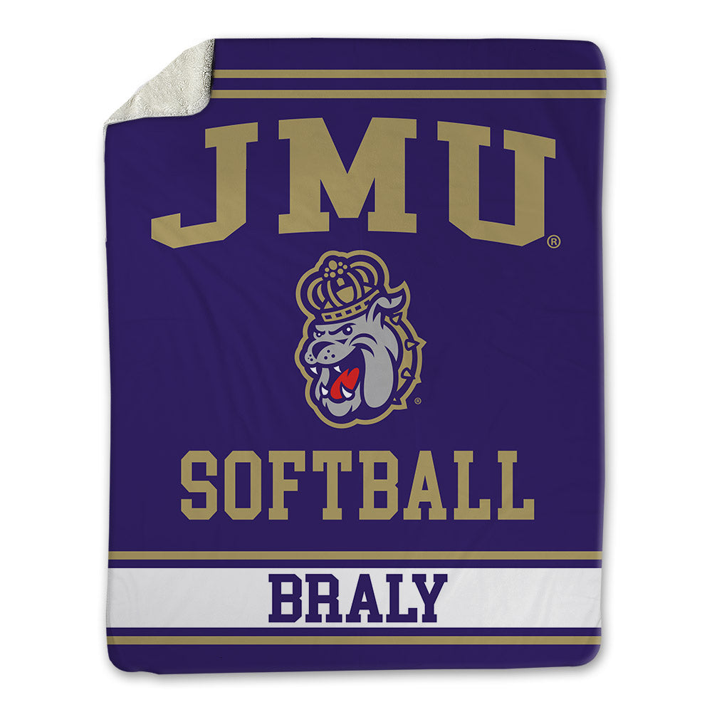 JMU - NCAA Softball : Allie Braly - Blanket-0