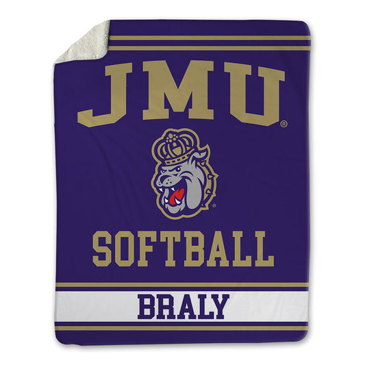 JMU - NCAA Softball : Allie Braly - Blanket-0