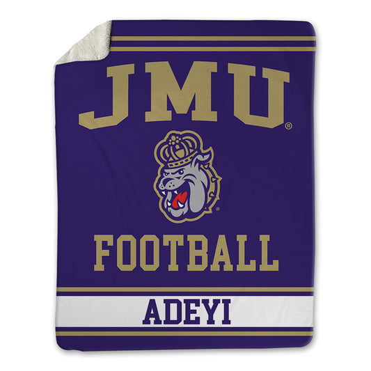JMU - NCAA Football : Ayo Adeyi - Blanket-0