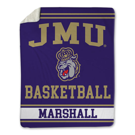 JMU - NCAA Women's Basketball : Kylie Marshall - Blanket-0
