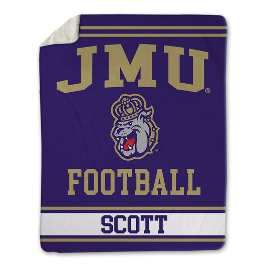 JMU - NCAA Football : Michael Scott - Blanket-0