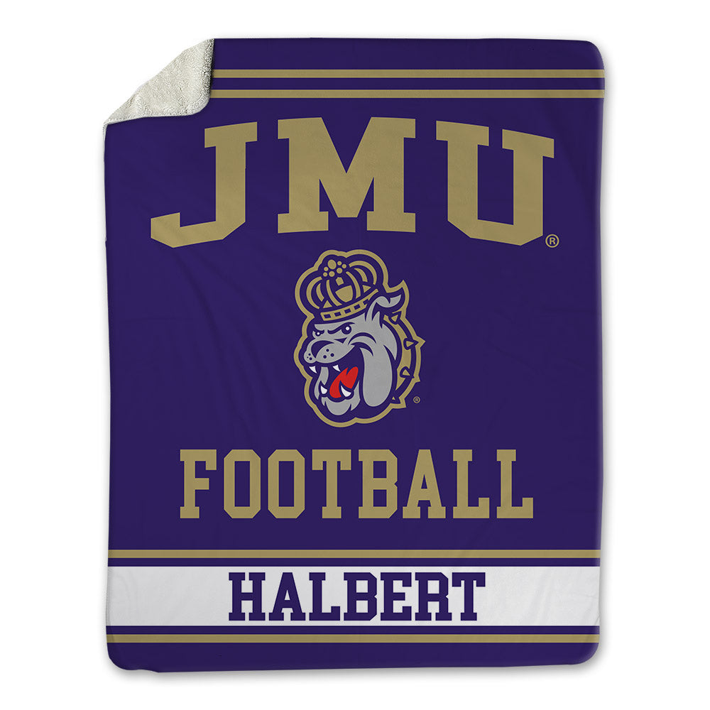 JMU - NCAA Football : Miles Halbert - Blanket-0