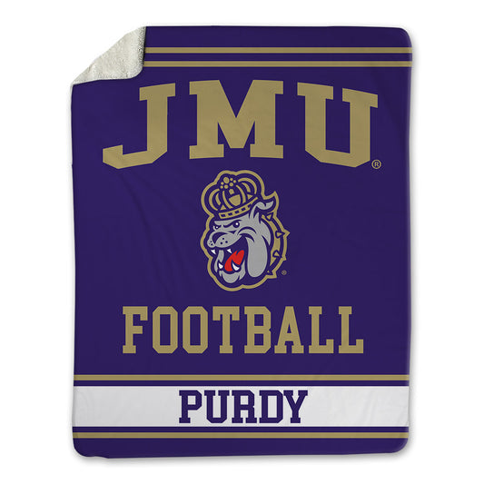JMU - NCAA Football : Cole Purdy - Blanket-0