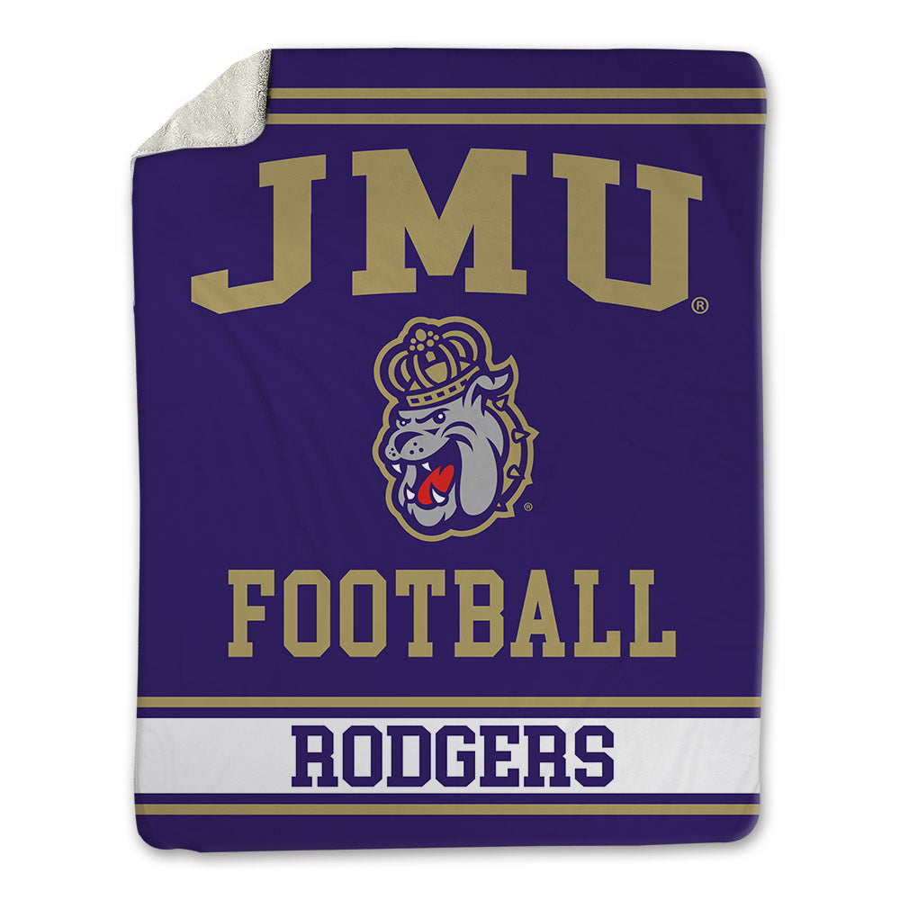 JMU - NCAA Football : Mekhi Rodgers - Blanket-0