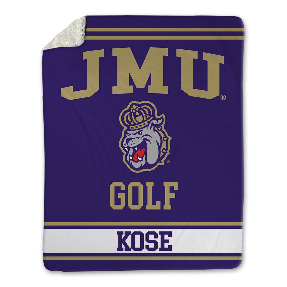 JMU - NCAA Men's Golf : Owen Kose - Blanket-0