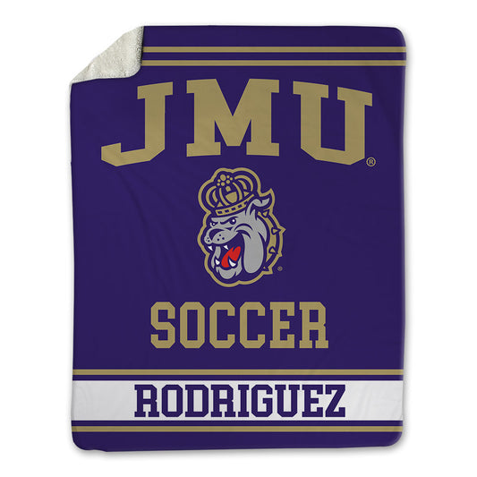 JMU - NCAA Men's Soccer : Zemi Rodriguez - Blanket-0