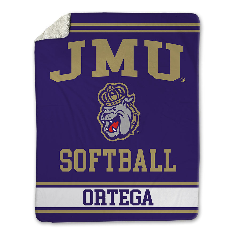 JMU - NCAA Softball : Kira Ortega - Blanket-0
