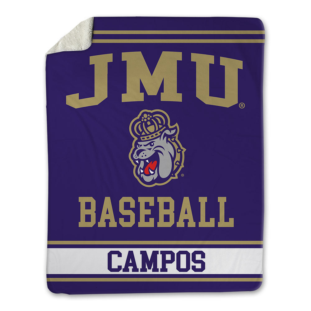 JMU - NCAA Baseball : Trey Campos - Blanket-0