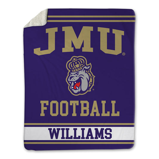 JMU - NCAA Football : Dylan Williams - Blanket-0