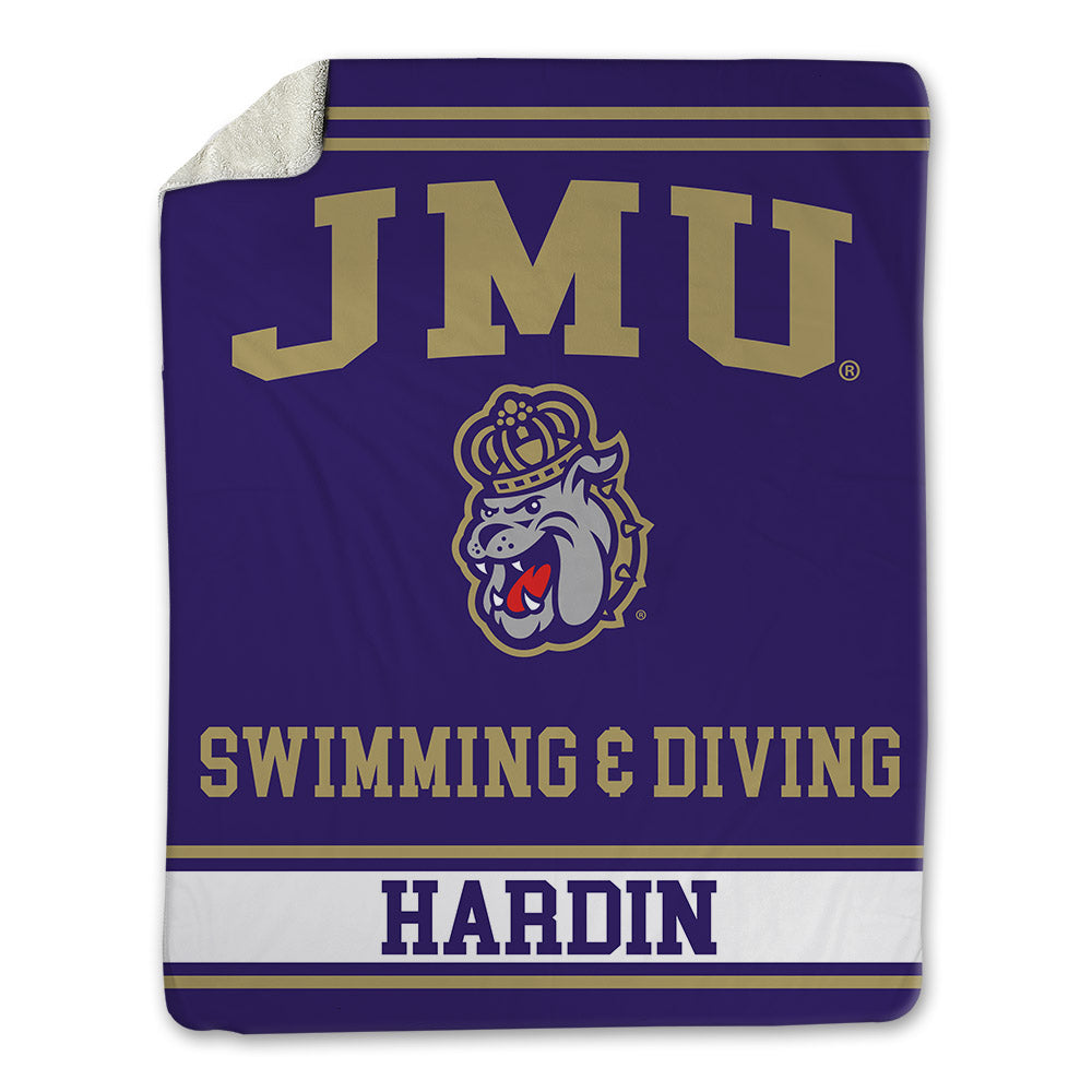 JMU - NCAA Women's Swimming & Diving : Valerie Hardin - Blanket-0