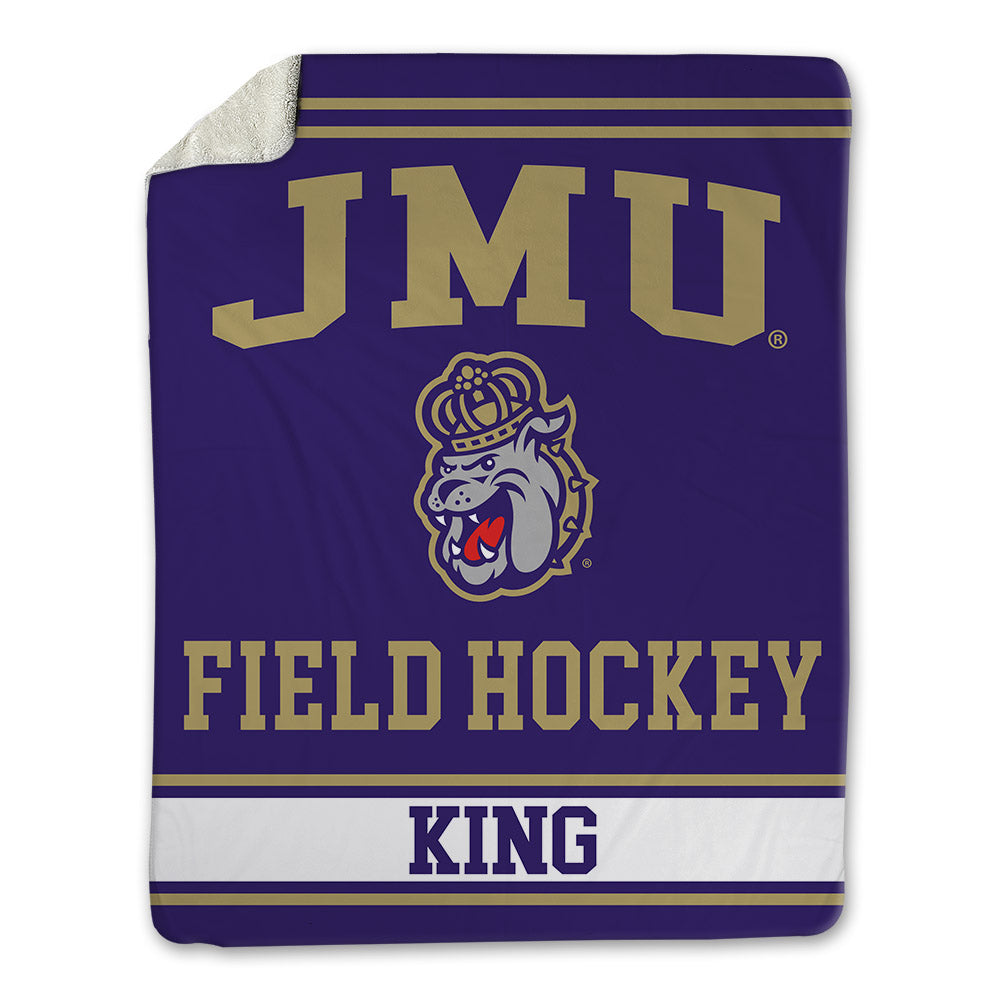 JMU - NCAA Women's Field Hockey : Kenzie King - Blanket-0