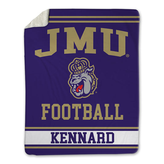 JMU - NCAA Football : Josiah Kennard - Blanket-0