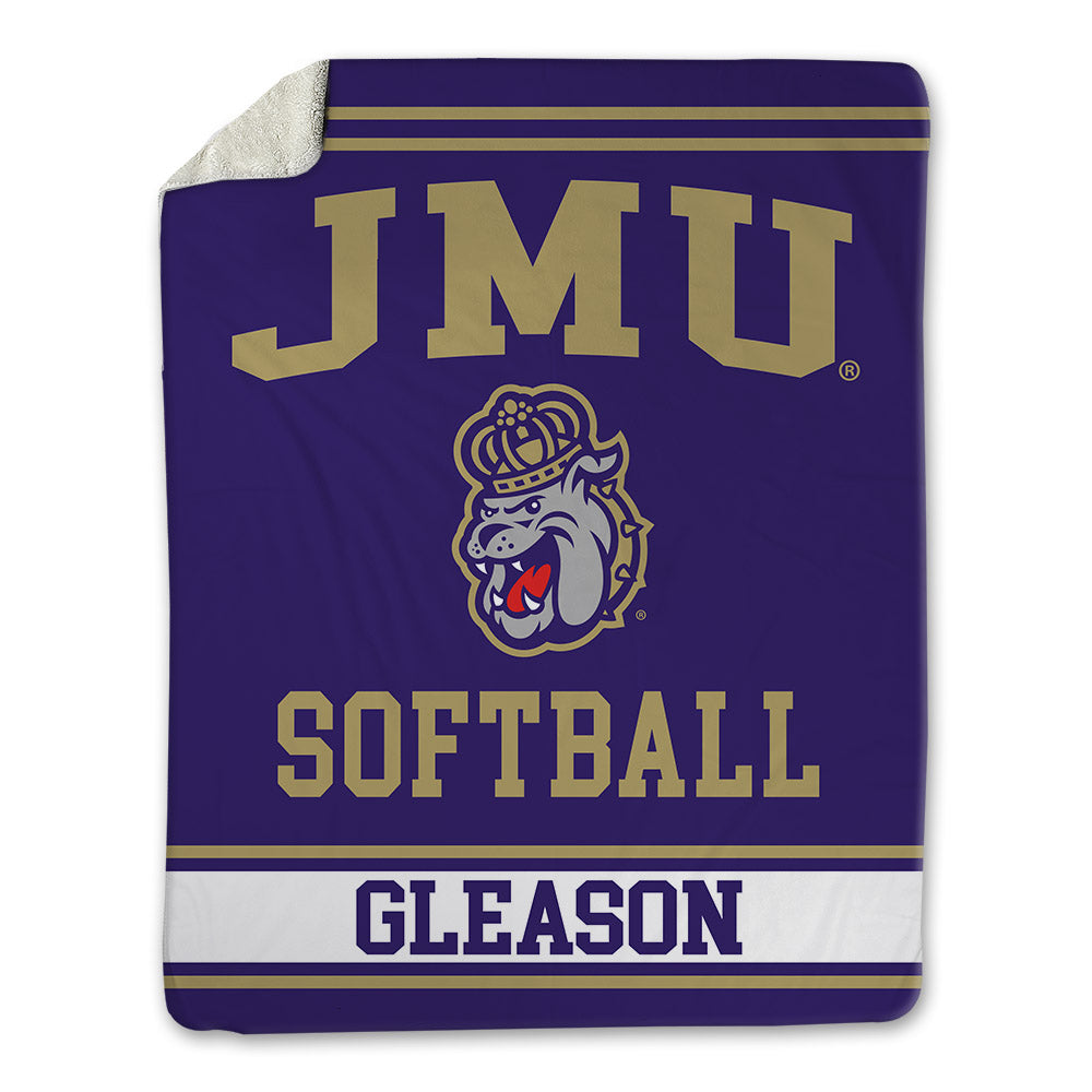 JMU - NCAA Softball : Kylee Gleason - Blanket-0