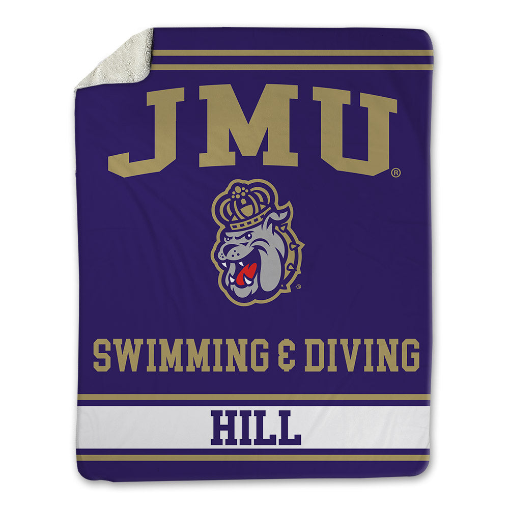JMU - NCAA Women's Swimming & Diving : Emory Hill - Blanket-0