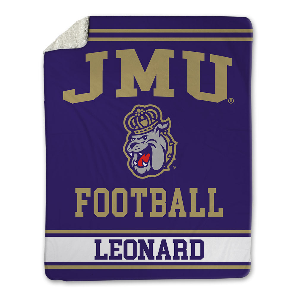 JMU - NCAA Football : Tre Leonard - Blanket-0