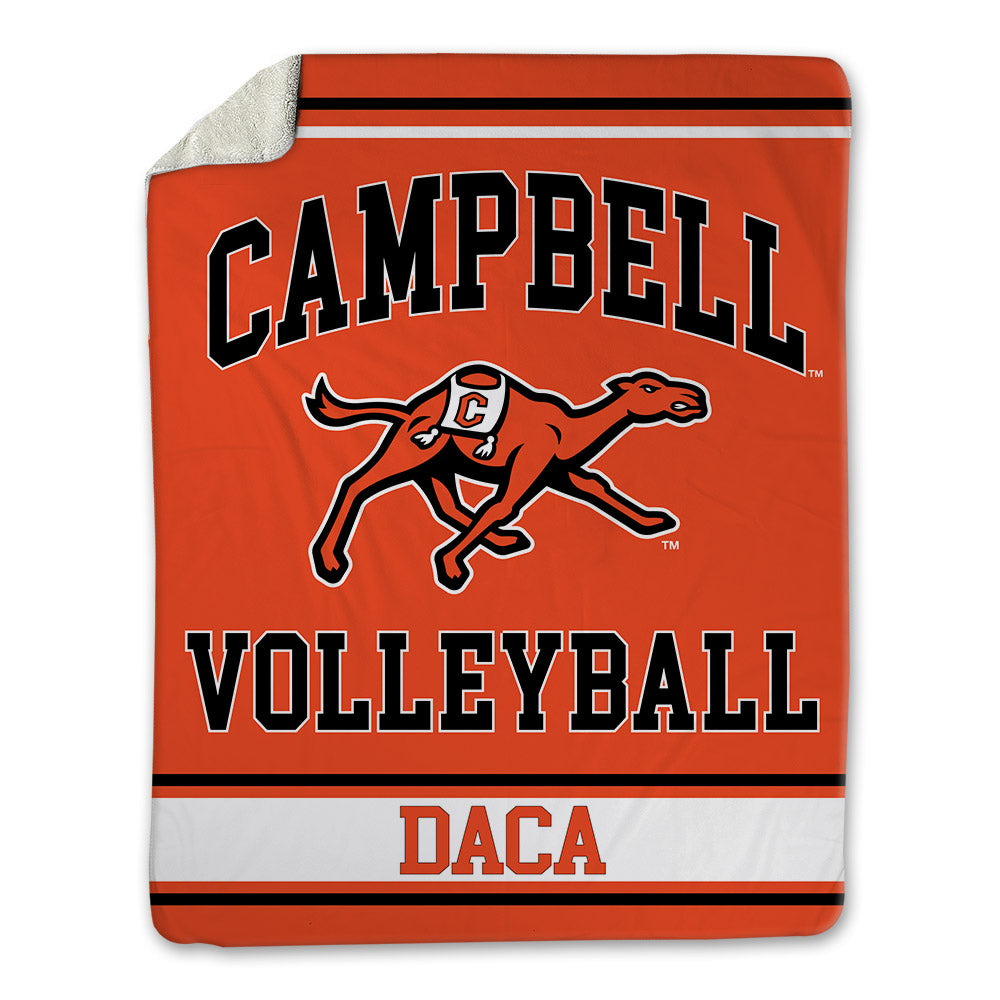 Campbell - NCAA Women's Volleyball : Maja Daca - Blanket-0