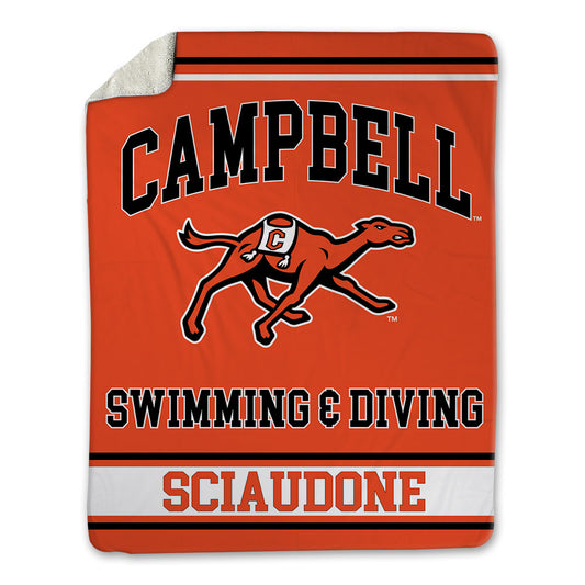 Campbell - NCAA Women's Swimming & Diving : Gaby Sciaudone - Blanket-0