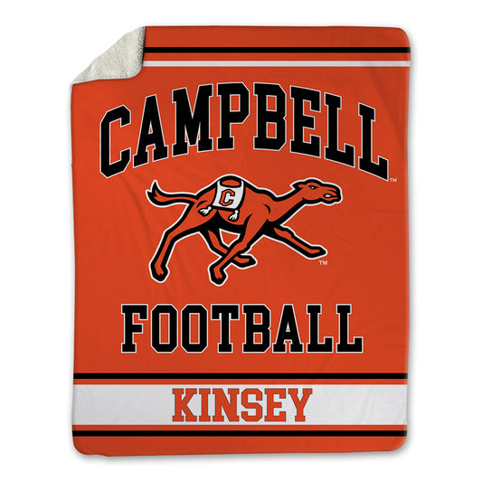 Campbell - NCAA Football : Javonte Kinsey - Blanket-0