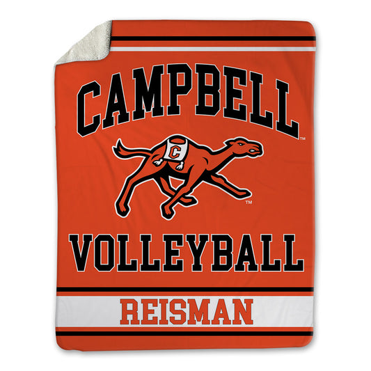 Campbell - NCAA Women's Volleyball : Meredith Reisman - Blanket-0