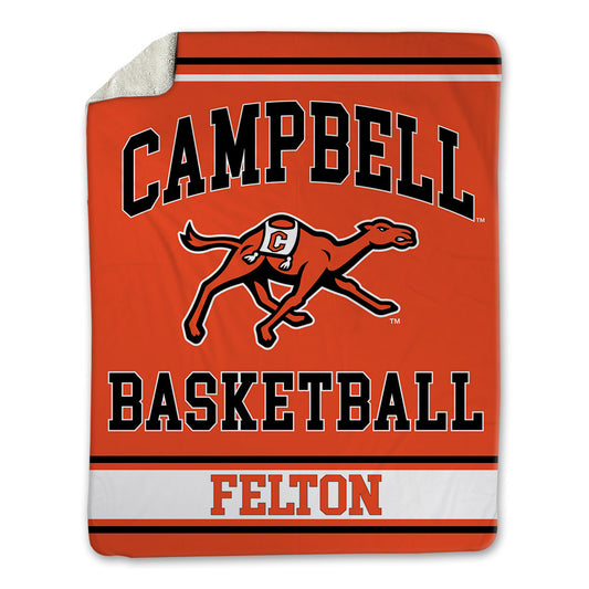 Campbell - NCAA Women's Basketball : Jasmine Felton - Blanket-0