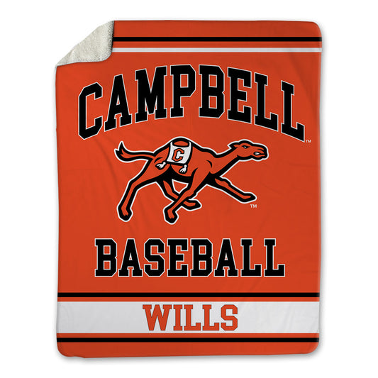 Campbell - NCAA Baseball : Houston Wills - Blanket-0