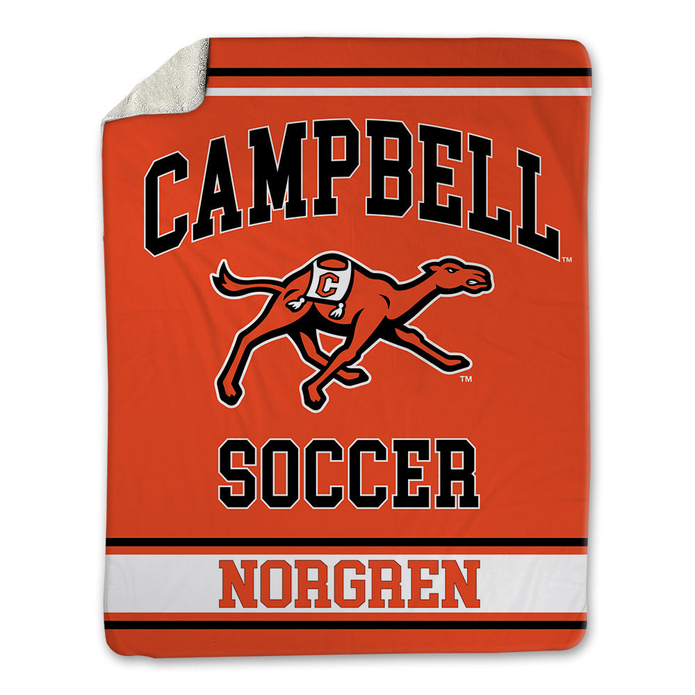 Campbell - NCAA Women's Soccer : Cazzi Norgren - Blanket-0