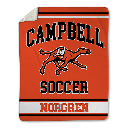 Campbell - NCAA Women's Soccer : Cazzi Norgren - Blanket-0