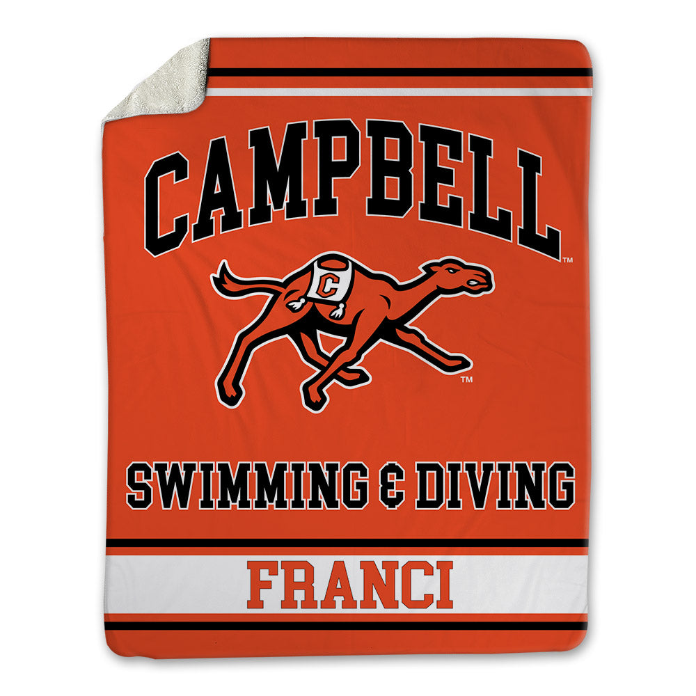 Campbell - NCAA Women's Swimming & Diving : Bailey Franci - Blanket-0
