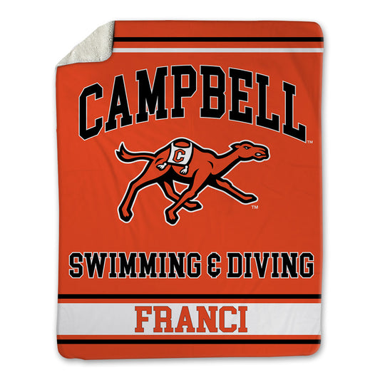 Campbell - NCAA Women's Swimming & Diving : Bailey Franci - Blanket-0