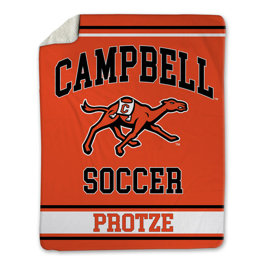 Campbell - NCAA Women's Soccer : Rieke Protze - Blanket-0