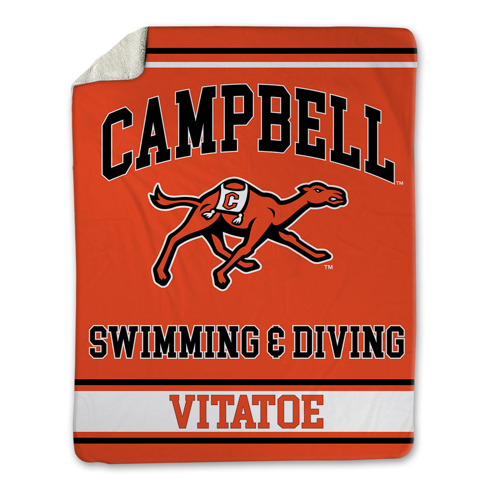 Campbell - NCAA Women's Swimming & Diving : Chloe Vitatoe - Blanket-0