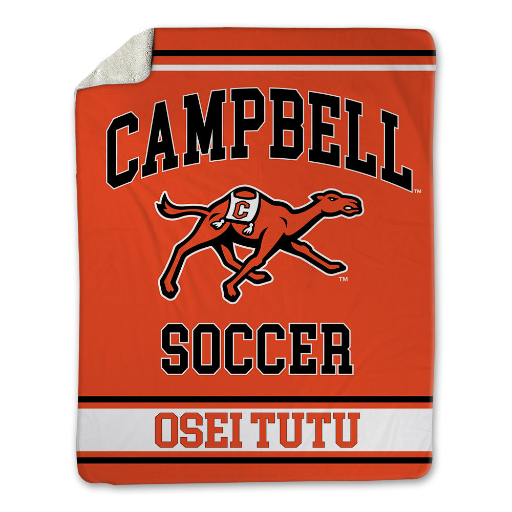 Campbell - NCAA Men's Soccer : Daniel Osei Tutu - Blanket-0