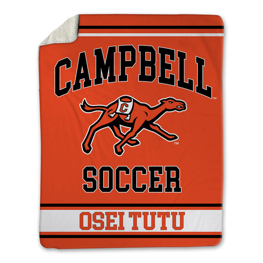 Campbell - NCAA Men's Soccer : Daniel Osei Tutu - Blanket-0