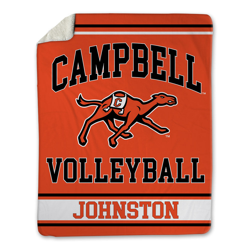 Campbell - NCAA Women's Volleyball : Sadie Johnston - Blanket-0