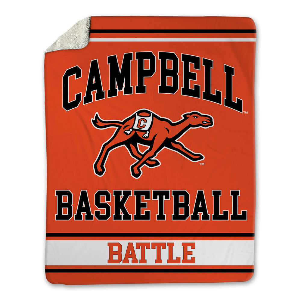 Campbell - NCAA Women's Basketball : Ashleigh Battle - Blanket-0