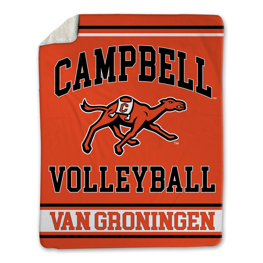 Campbell - NCAA Women's Volleyball : Ava Van Groningen - Blanket-0