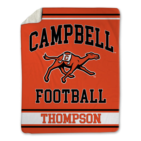 Campbell - NCAA Football : Donovan Thompson - Blanket-0