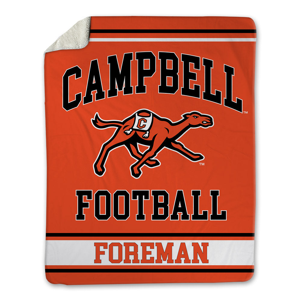 Campbell - NCAA Football : Elias Foreman - Blanket-0