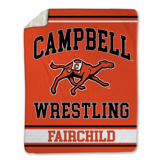 Campbell - NCAA Wrestling : Oliver Fairchild - Blanket-0