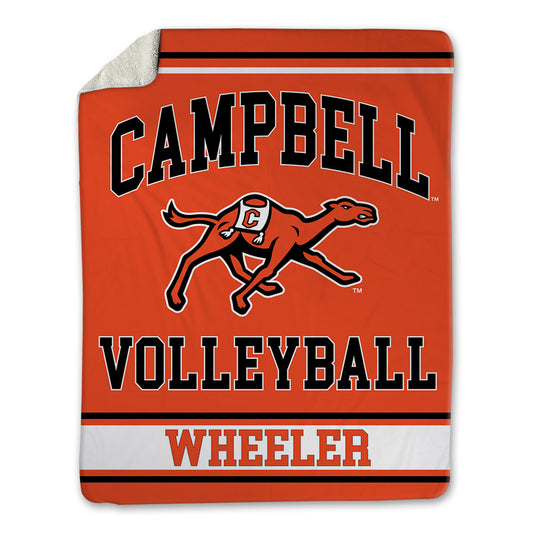 Campbell - NCAA Women's Volleyball : Lauren Wheeler - Blanket-0