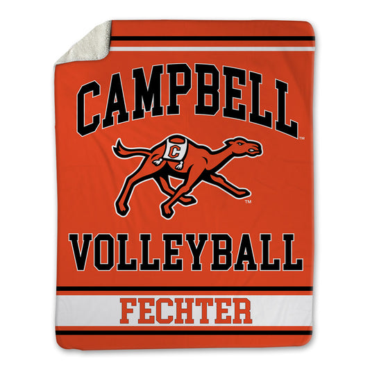 Campbell - NCAA Women's Volleyball : Claranne Fechter - Blanket-0