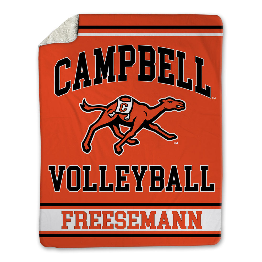 Campbell - NCAA Women's Volleyball : Leah Freesemann - Blanket-0
