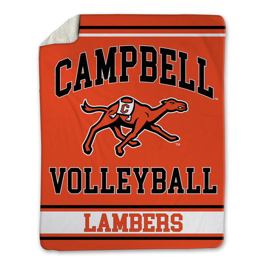 Campbell - NCAA Women's Volleyball : Maddie Lambers - Blanket-0