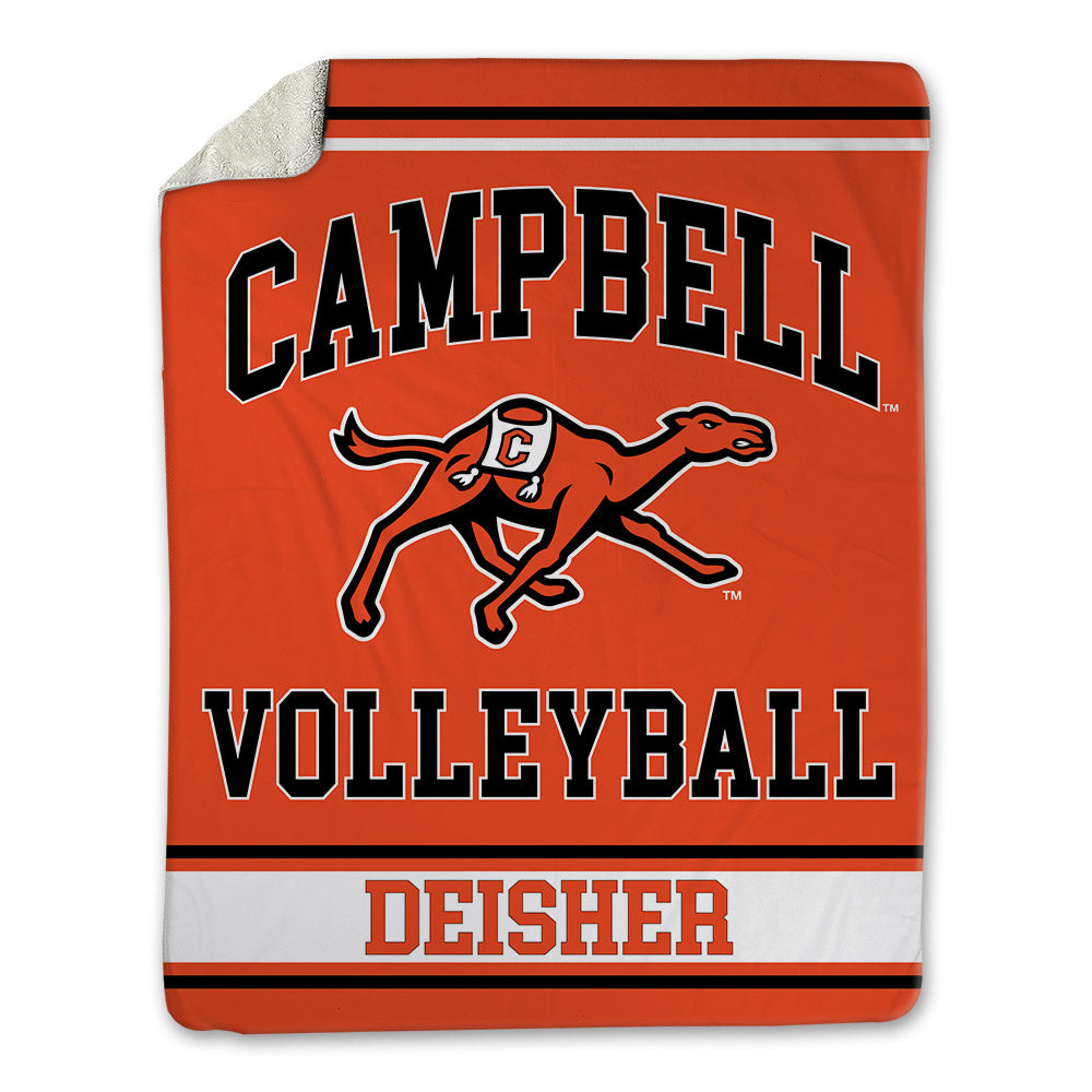 Campbell - NCAA Women's Volleyball : Katherine Deisher - Blanket-0