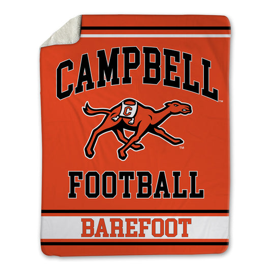 Campbell - NCAA Football : Vince Barefoot - Blanket-0