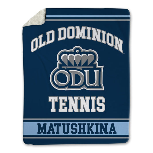 Old Dominion - NCAA Women's Tennis : Kira Matushkina - Blanket-0