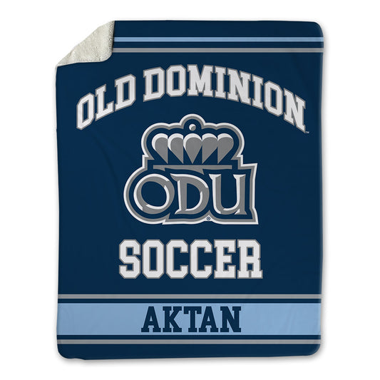 Old Dominion - NCAA Men's Soccer : Jett Aktan - Blanket-0