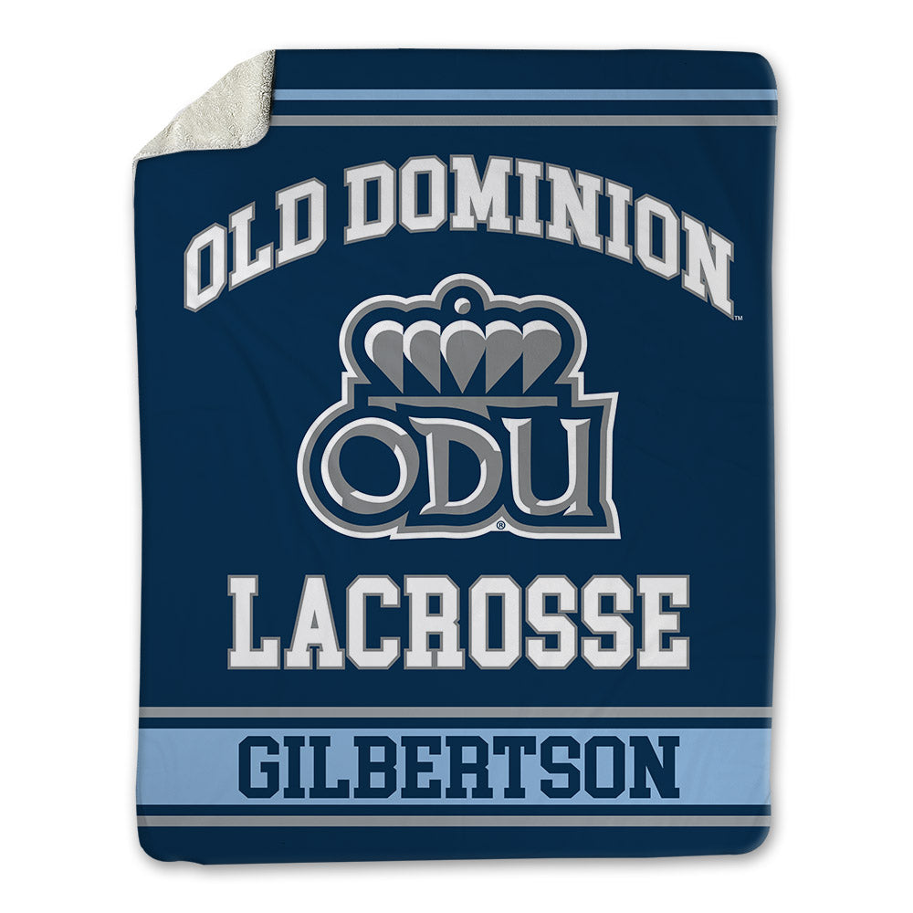 Old Dominion - NCAA Women's Lacrosse : Addy Gilbertson - Blanket-0