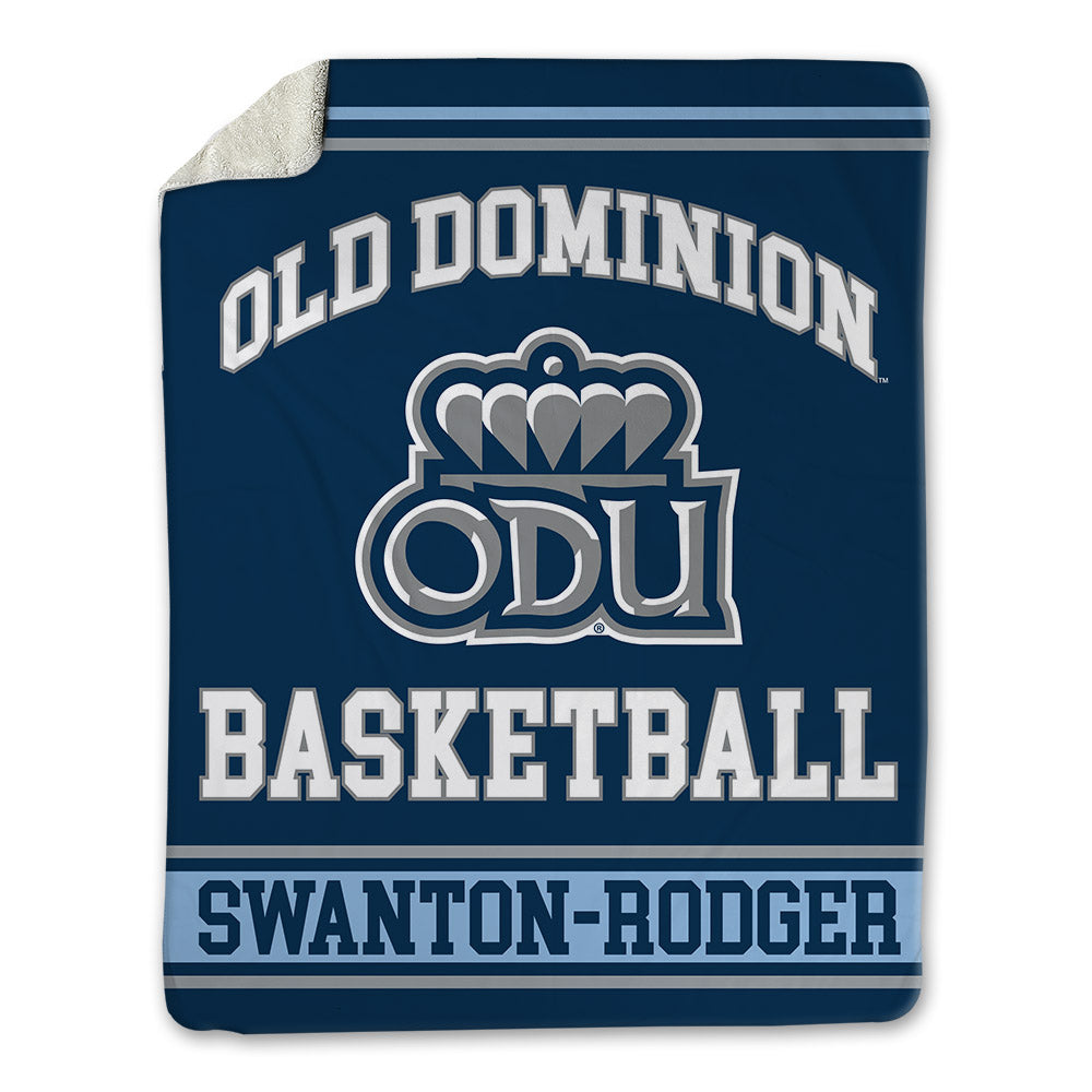 Old Dominion - NCAA Men's Basketball : Caelum Swanton-Rodger - Blanket-0