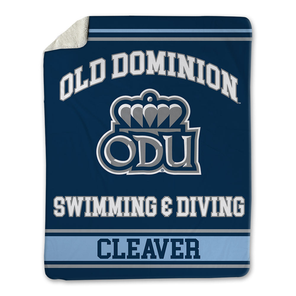 Old Dominion - NCAA Men's Swimming & Diving : Jamie Cleaver - Blanket-0